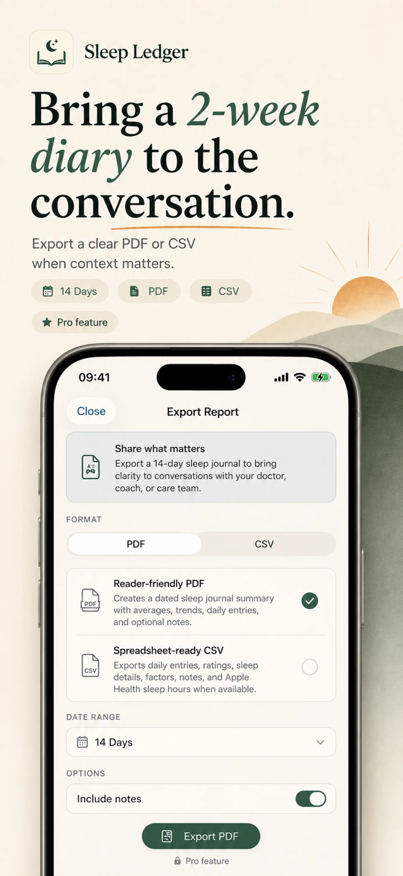 Simple report exports